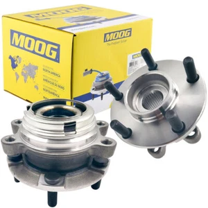 MOOG Front Wheel Hub Bearing Assembly Set 5Lugs For Infiniti FX45 G37 QX70 Q50 - Picture 1 of 6