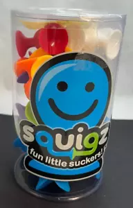 Fat Brain Squigz Toys Silicone Building Developmental Tactile Shapes Homeschool - Picture 1 of 6