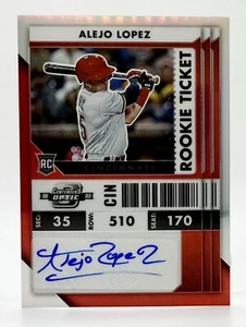 2022 Chronicles Contenders Optic Holo Prizm Alejo Lopez RC Auto Reds - Picture 1 of 2