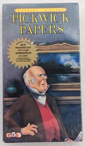 Charles Dickens Pickwick Papers Animated Classics 1989 Factory Sealed VHS - Foto 1 di 6