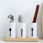 Wooden Cutlery Holder for Dinnerware Storage and Organization
