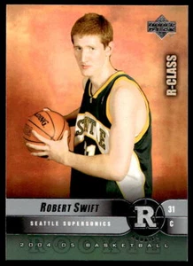 2004-05 Upper Deck Clase R #104 Robert Swift radiocontrol Seattle SuperSonics - Imagen 1 de 2