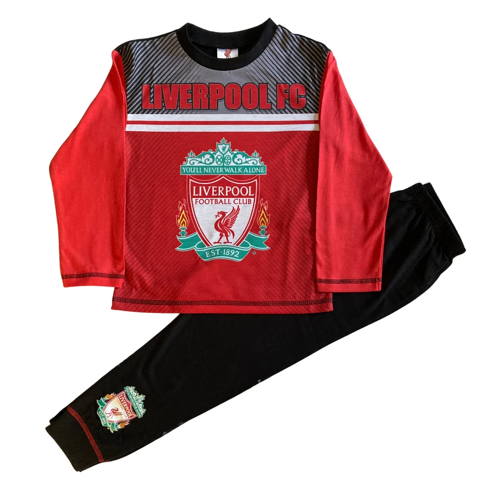 LIVERPOOL FC BOYS PYJAMAS, pj's LIVERPOOL FOOTBALL CLUB, FC- Ages 4-12 yrs