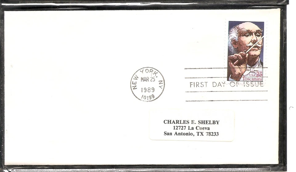 US SC # 2411 Arturo Toscanini FDC . No Cachet - Image 1 of 1