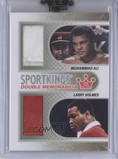 2010 Sportkings Series D Double Memorabilia Silver Muhammad Ali Larry Holmes