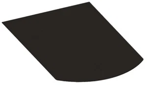 Piano pedana salva pavimento stufa da scintille brace acciaio APROS 80 x 60 cm. - Foto 1 di 1