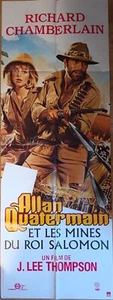 Affiche cinéma film Allan Quatermain et les Mines du roi Salomon 60 x 160 cm - Picture 1 of 1