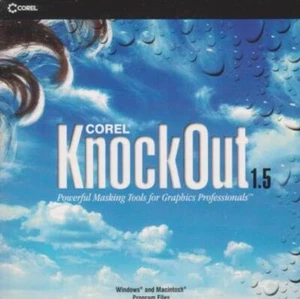 Corel KnockOut 1.5 PC MAC CD máscara objetos complejos potentes herramientas de enmascaramiento gráfico - Imagen 1 de 1