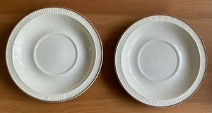 POOLE POTTERY MELBURY PATTERN - 2 x SAUCERS (14cm) - Picture 1 of 3