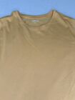 LANDS END Youth T-Shirt Dark Yellow Short Sleeve Relaxed Fit Size M (10-12)
