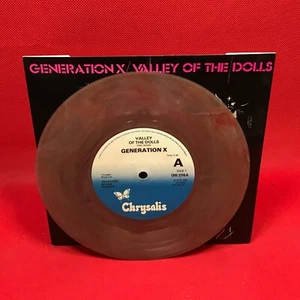 GENERATION X Valley Of The Dolls 1979 UK 7" BROWN Vinyl single Billy Idol 45 *** - Imagen 1 de 6