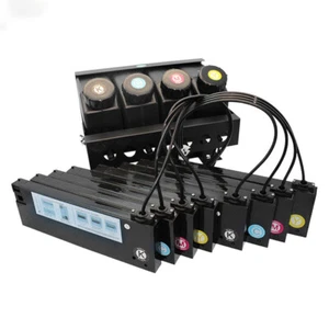 New for Roland LEJ-640 UV Mimaki Printer 4 x 8 UV Bulk Ink Supply System CISS - Picture 1 of 5