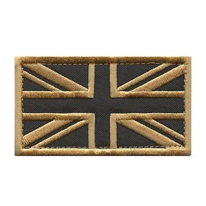 Großbritannien UK Union Jack Flagge taktische Moral Lasche Stickerei Armee Haken Patch - Bild 1 von 2