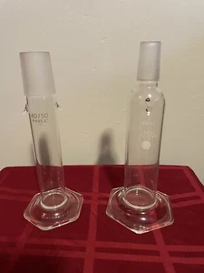 2 Pyrex 31760 125ml 40/50 und 1 - 31770 250ml 29/42 Gaswaschflaschen. Neu. - Bild 1 von 2