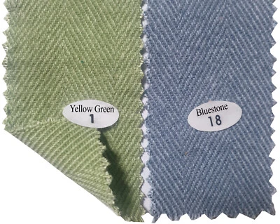 Asientos cortina tapicería tela algodón 5s pesado rayas espiga vintage 58"w Foto 1 de 2