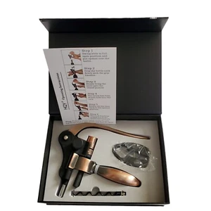 HQY Weinflasche Korken Entferner Kit in Box Trigger Pull Typ mit Folienschneider Neu - Bild 1 von 8