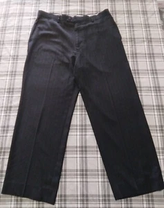 Louis Raphael Tailored Mens Casual Business Straight Leg Striped Pants sz 36/30 - Picture 1 of 8