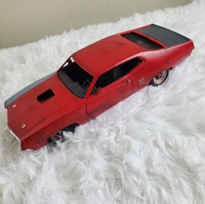MODELLO COSTRUITO Rosso Ford Torino GT Auto d'Epoca per Riparazione Ricambi & Riparazione - Foto 1 di 12