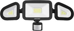 42W Led Security Lights with Motion Sensor Black PIR Floodlights - Picture 1 of 7