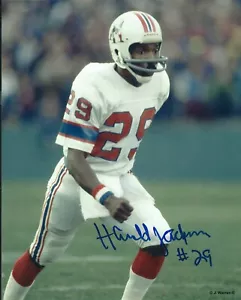 Signed 8x10 Harold Jackson New England Patriots Autographed photo - w/COA - Picture 1 of 1