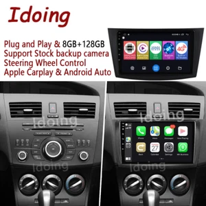 For Mazda 3 2010-2013 Android 12 Car Radio Stereo CarPlay Navigation Auto Radio - Foto 1 di 16