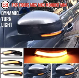 2x Ford Focus MK2 MK3/3.5 Mondeo MK4 Dynamic LED Sequential Mirror Indicators - Picture 1 of 8