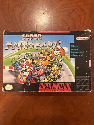 Super Mario Kart Complete In Box with Game and Manual for Nintendo Tested  - Image 1 of 4