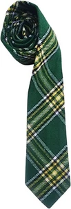 Corbatas de cuello tartán - Diseños escoceses a cuadros para uso formal e informal verde irlandés - Imagen 1 de 4