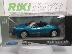 Alfa Romeo Spider 916 Welly 1/24 Verde - Foto 1 di 4
