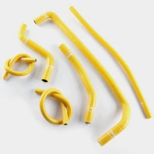 Silicone Radiator Coolant Hose Kit For 2008-2015 CAN AM DS 450 DS450 Yellow - Picture 1 of 15