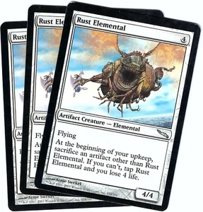 (3X) Rust Elemental Mirrodin Uncommon – MTG Magic the Gathering Card - Picture 1 of 7