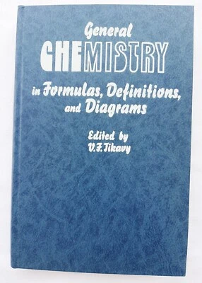 General Chemistry in Formulas, Definitions & Diagrams by V. J. Tikavy, Mir Pub. - Image 1 of 4