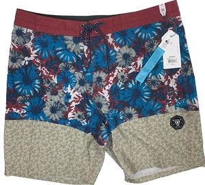 Vissla Herren Boardshorts Größe 36". Blumenmuster - Bild 1 von 5