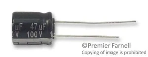 Condensateur 105C 47Uf 50V, Aluminium Condensateurs Électrolytiques - ECA1HHG470 - Photo 1/1
