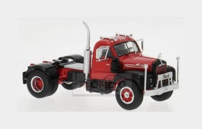 1:64 IXO Mack B61 Tractor Truck 2-Assi 1953 Red Black 64TR012A - Immagine 1 di 2