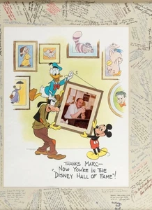 DISNEYLAND WED IMAGERING Ruhestand POSTER Vintage unbenutzt - Bild 1 von 4