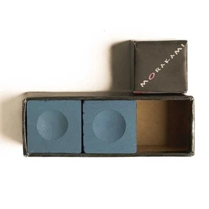Morakami Chalk BLUE Pool Cue Chalk 15 Pieces - Performance Chalk (5 Boxes) - Picture 1 of 4