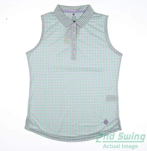 Neu mit Logo Footjoy ärmelloses Damen-Polo Medium M grün UVP 30 $ - Bild 1 von 3