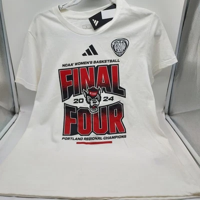NCAA Womens Basketball Final Four NC State Wolfpack Adidas T-Shirt - Image 1 of 4