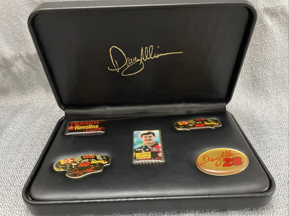 Juego de 5 prendedores Davey Allison Nascar/Texaco Foto 1 de 4