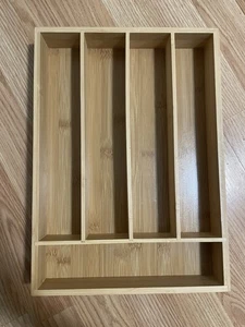 Bamboo Drawer Organizer 10x14 “love” - Picture 1 of 2