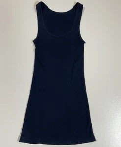 Vintage Navy Ribbed Beater Tank Top Gr. S Unterhemd Grunge 90er - Bild 1 von 6