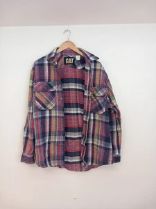 Vintage CAT Men's Check Shirt UK 40" - Picture 1 of 5
