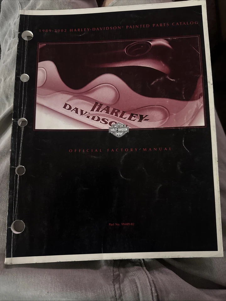 Catálogo de piezas pintadas Harley Davidson 1989-2002 Foto 1 de 2