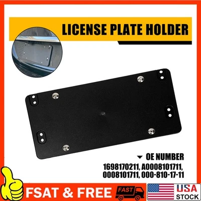 Soporte de matrícula soporte de etiqueta de parachoques trasero para Mercedes-Benz CL GL A C E S S SL Foto 1 de 4