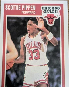 Scottie Pippen. Tarjeta Fleer 1989-90 - Imagen 1 de 2
