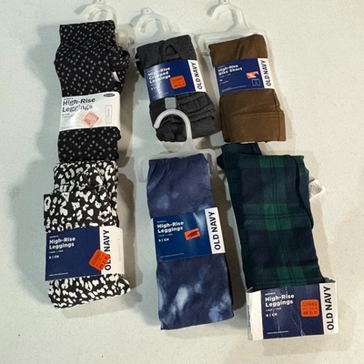 (Lot of 6) Old Navy High Rise Leggings Women Size Small Variety Pack - Image 1 of 4
