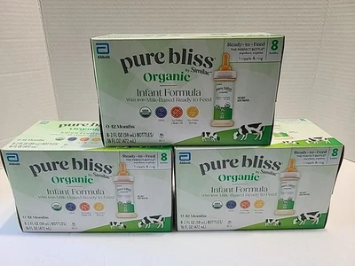 Similac Pure Bliss Organic Infant Formula Ready to Feed 24pk Exp. 01/01/2026 - Image 1 of 4