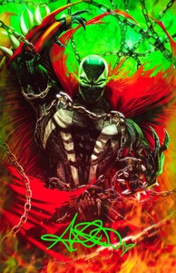 FUN SIZE Spawn "Inferno" Limited Art Print - Picture 1 of 8