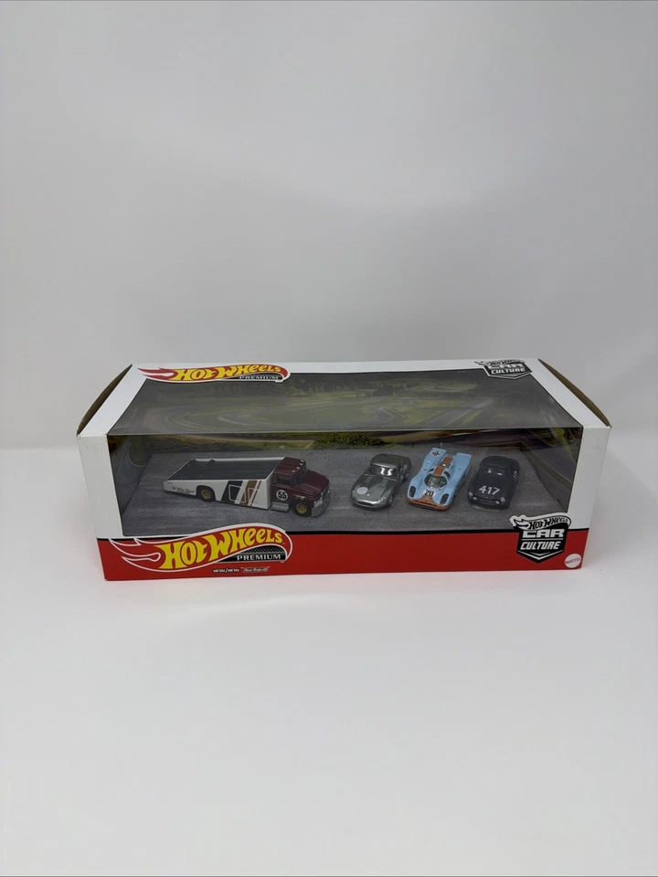Hot Wheels Car Culture Jaguar Porsche Mercedes 2020 conjunto de diorama de 4 autos - Golfo Foto 1 de 3